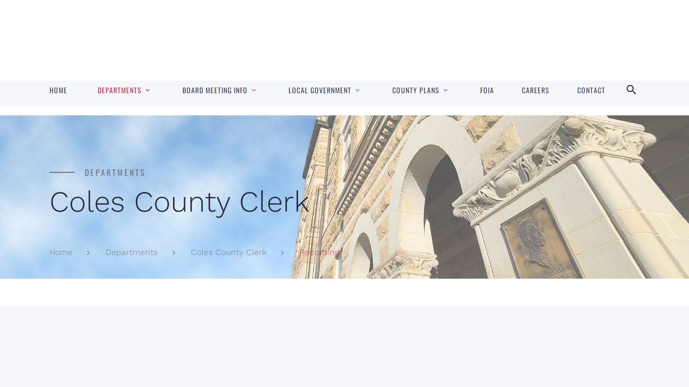 Coles County Clerk - Illinois